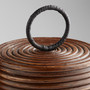Papeete Canister Designed by J. Kent Martin | Brown - Small