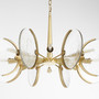 Alton 8-Light Chandelier | Aged Brass