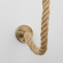 Rockport Wall Sconce | Aged Brass and Brown