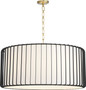 Tuxedo Pendant | Black - Large