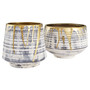 Athenian Planter | Beige & Black & Gold