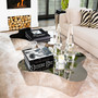 Coffee Table Sceptre Polished Stainless Steel