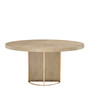 Dining Table Remington Ø 152 cm Washed Oak Veneer