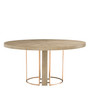 Dining Table Remington Ø 152 cm Washed Oak Veneer