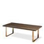 Dining Table Melchior Brown Oak Veneer 230 cm