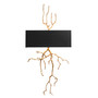 Wall Lamp Sorento Antique Brass Finish