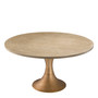 Dining Table Melchior Round Washed Oak Veneer