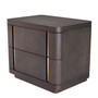 Bedside Table Modesto Mocha Crown Oak Veneer