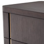 Bedside Table Modesto Mocha Crown Oak Veneer
