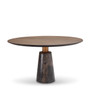 Dining Table Genova Mocha Straight Oak Veneer