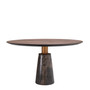 Dining Table Genova Mocha Straight Oak Veneer