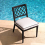 Outdoor Dining Chair Paladium Black/Sunbrella Canvas