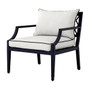 Outdoor Chair Bella Vista Black/Sunbrella Canvas