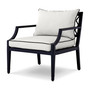 Outdoor Chair Bella Vista Black/Sunbrella Canvas