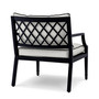 Outdoor Chair Bella Vista Black/Sunbrella Canvas