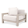 Outdoor Chair Cap-Antibes Sand/Sunbrella Canvas
