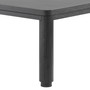 Dining Table Atelier 300 x 115 cm Charcoal Grey Oak Veneer