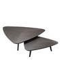 Coffee Table Lauren Mocha Straight Oak Veneer Set of 2