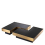 Coffee Table Nio Brushed Brass Finish Set of 4