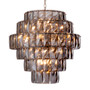 Chandelier Amazone L Smoke Glass