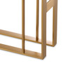 Side Table Pierre Brushed Brass Finish