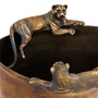 Wine Cooler Jordan Vintage Brass Finish