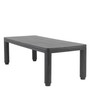 Dining Table Atelier 240 x 100 cm Charcoal Grey Oak Veneer