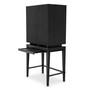 Wine Cabinet Dimitrios Charcoal Grey Oak Veneer