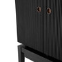 Wine Cabinet Dimitrios Charcoal Grey Oak Veneer