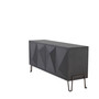 Dresser Highland Charcoal Brown Oak Veneer