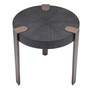 Side Table Oxnard Charcoal Grey Oak Veneer
