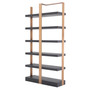 Cabinet Geo Charcoal Grey Crown Oak Veneer/Brushed Brass Finish