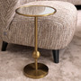 Side Table Narciso Brushed Brass Finish