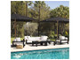 Outdoor Chair Cap-Antibes Black/Sunbrella Canvas