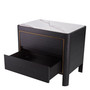 Bedside Table Corazon Charcoal Grey Oak Veneer