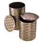 Box Lausanne Vintage Brass Finish Set of 2