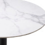 Dining Table Trevor White Marble Look Top