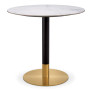 Dining Table Trevor White Marble Look Top