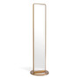 Floor Mirror Novo Brushed Brass Finish
