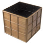 Planter Grid L Vintage Brass Finish