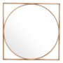 Mirror Montauk Brushed Brass Finish