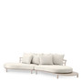 Outdoor Sofa Laguno Sand/Lewis Off-White/Grey