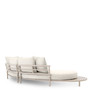 Outdoor Sofa Laguno Sand/Lewis Off-White/Grey