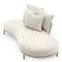 Outdoor Sofa Laguno Left Sand/Lewis Off-White/Grey