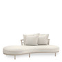 Outdoor Sofa Laguno Right Sand/Lewis Off-White/Grey