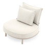 Outdoor Chair Laguno Sand/Lewis Off-White/Grey