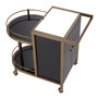 Trolley Bellini Brushed Brass Finish