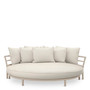 Outdoor Bed Laguno Sand/Lewis Off-White/Grey
