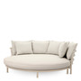 Outdoor Bed Laguno Sand/Lewis Off-White/Grey