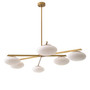 Chandelier Evergreen L Antique Brass Finish